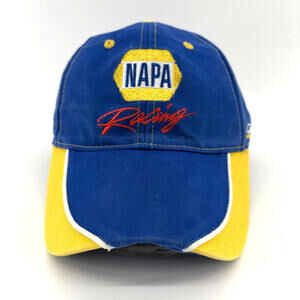 Michael Waltrip Napa Racing Blue & Yellow Adjustable Cap